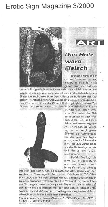 Presse Erotic Sign 2000