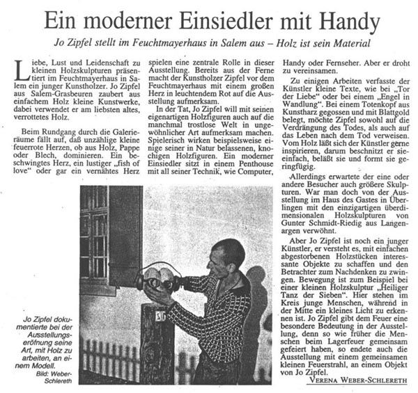 Presse Vernissage Feuchtmayerhaus 98